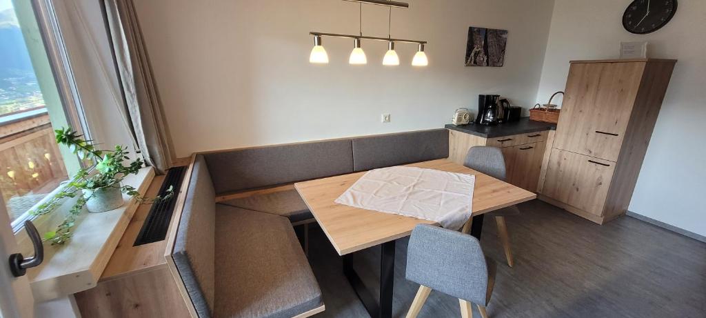 Kuchyň nebo kuchyňský kout v ubytování Ferienwohnung Jörgenhof