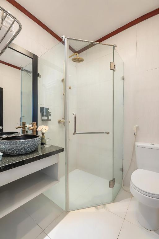 Koupelna v ubytování Hanoi Starlight Boutique Hotel