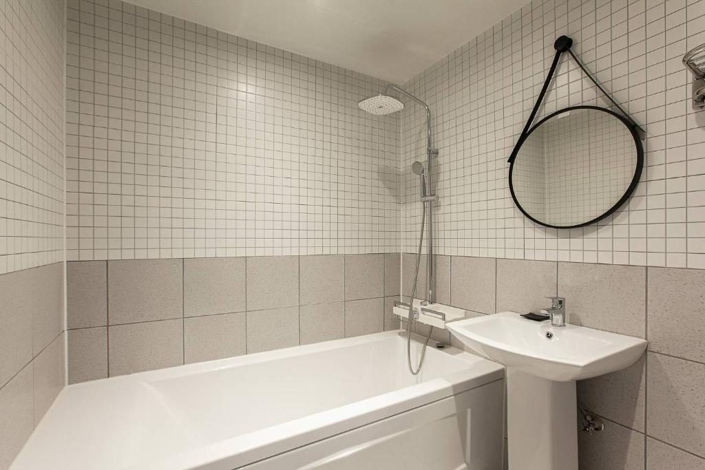 Koupelna v ubytování Grazie Hotel Tanhyeon