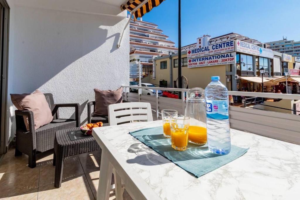 Balkón nebo terasa v ubytování Playa Arena Beach Apt By Dream Homes Tenerife