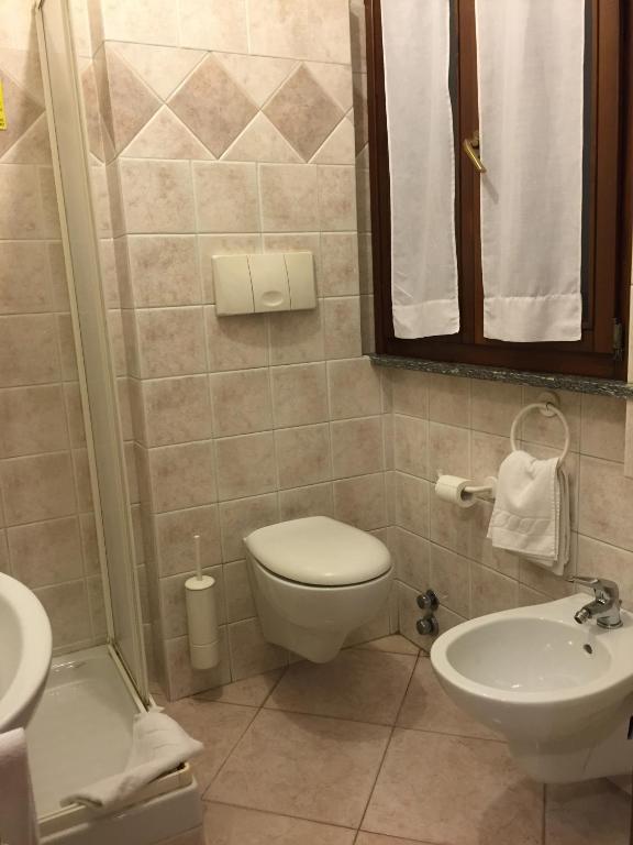 Koupelna v ubytování Hotel Rocco