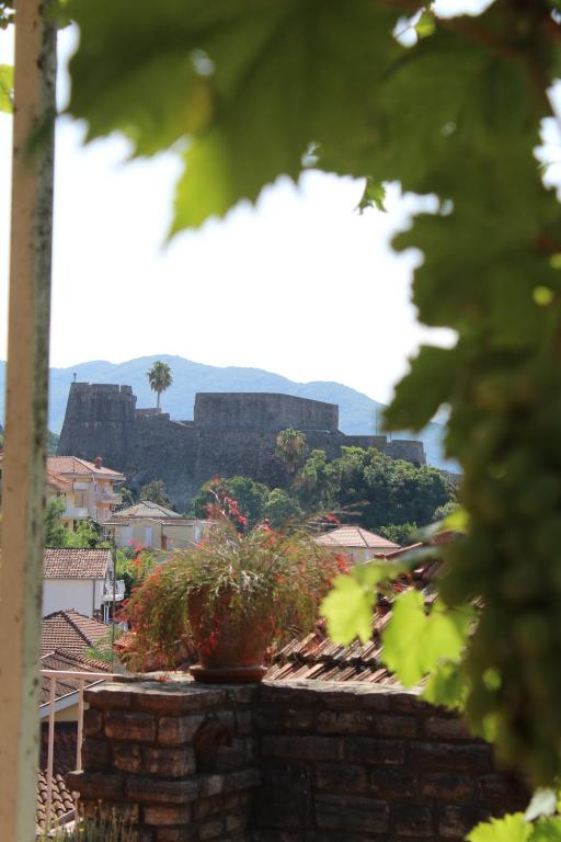 a view of a city with buildings in the background at Terrazza House Old Town Herceg Novi in Herceg-Novi