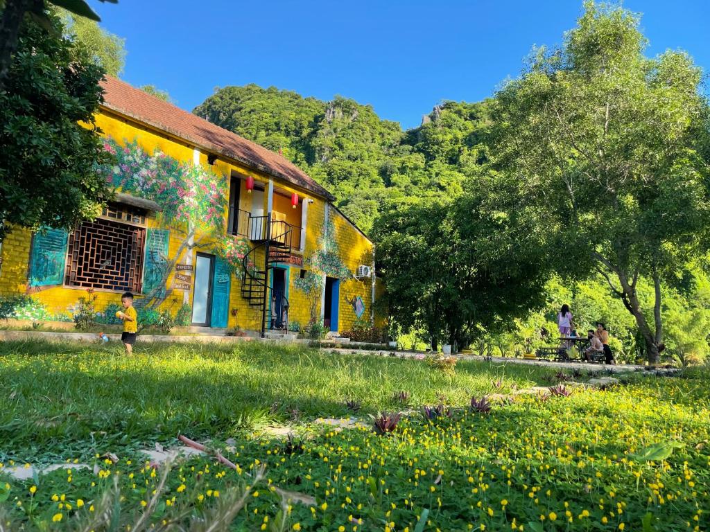 Zahrada ubytování Huy-Homestay