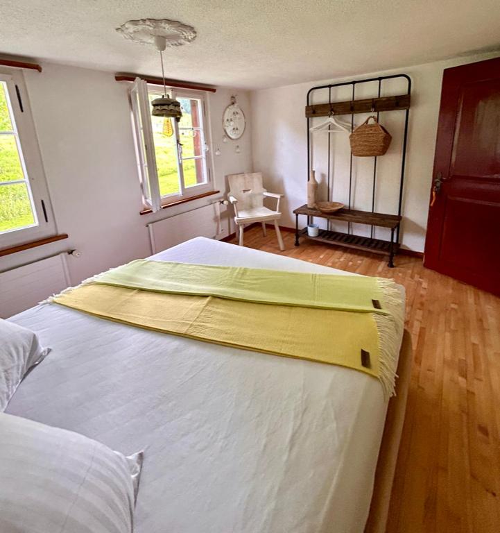 Voodi või voodid majutusasutuse B&B Bad Tiefenau, HAUS AN DER QUELLE toas