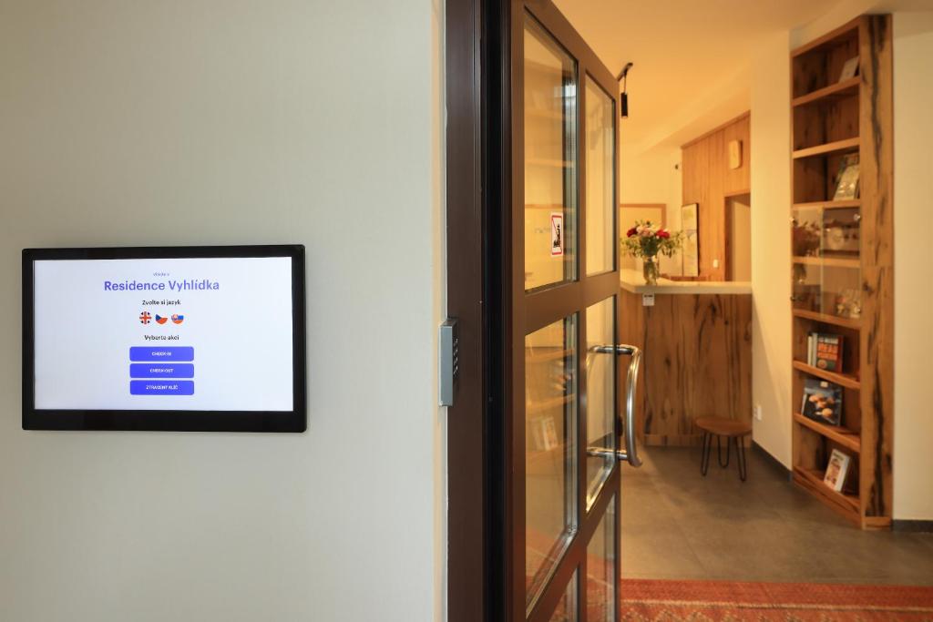 TV a/nebo společenská místnost v ubytování Residence Vyhlídka
