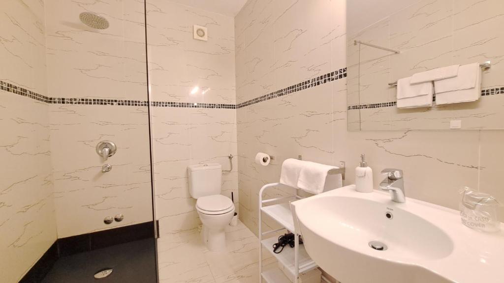 Salle de bains dans l'établissement Apartments Villa Olea