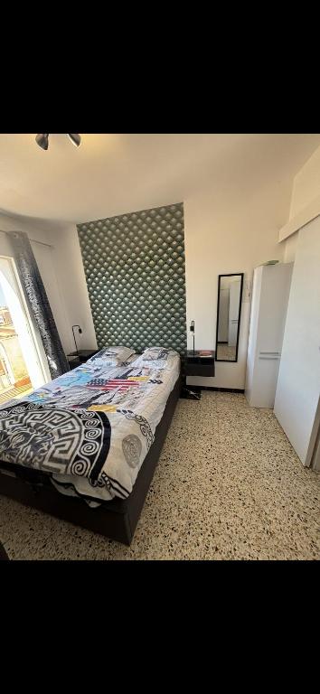 Postel nebo postele na pokoji v ubytování T2 moderne à 2 min de la plage