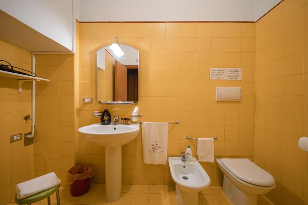Koupelna v ubytování La Piccola Torre