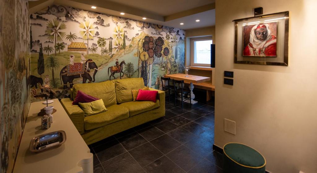 A seating area at Casa Segreta