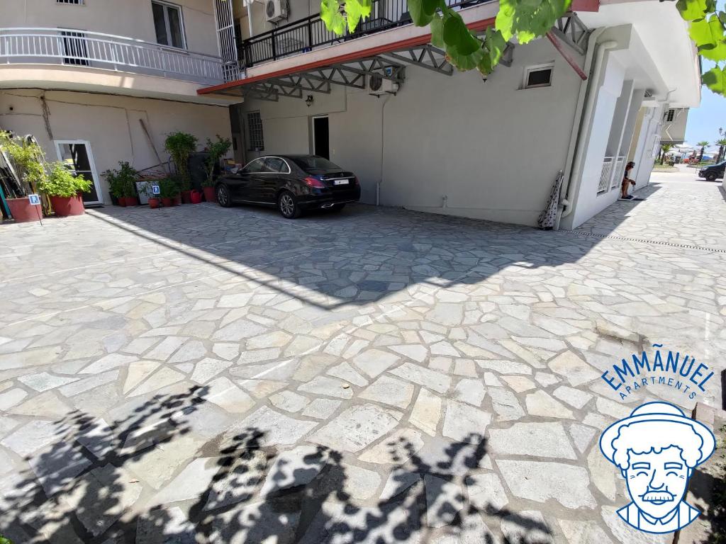 Budova, kde se aparthotel nachází