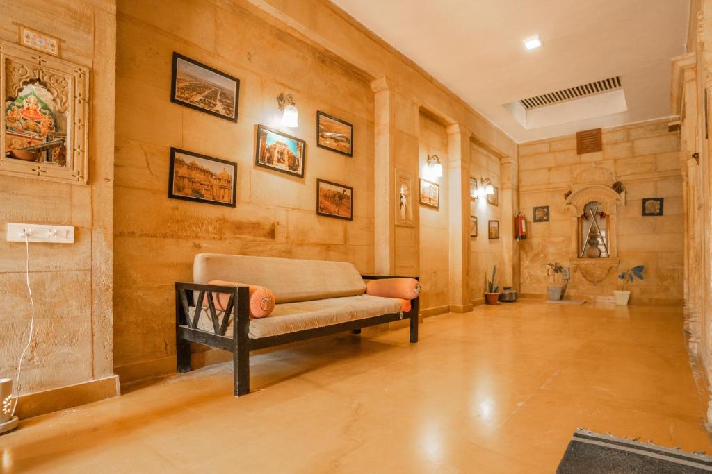 Posezení v ubytování Naman Haveli-Boutique Stay For Budget Travllers