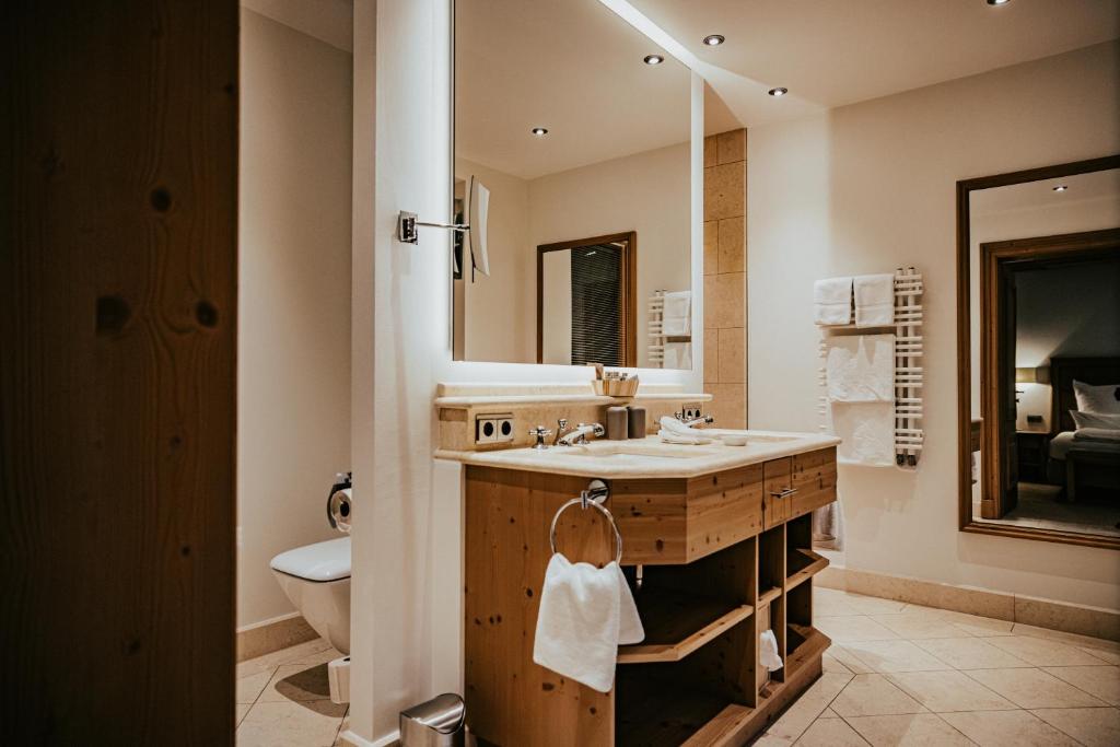 Koupelna v ubytování Landgasthof Jagstmühle