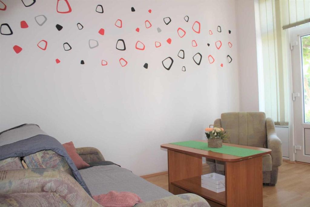 Posezení v ubytování Apartments Pidi