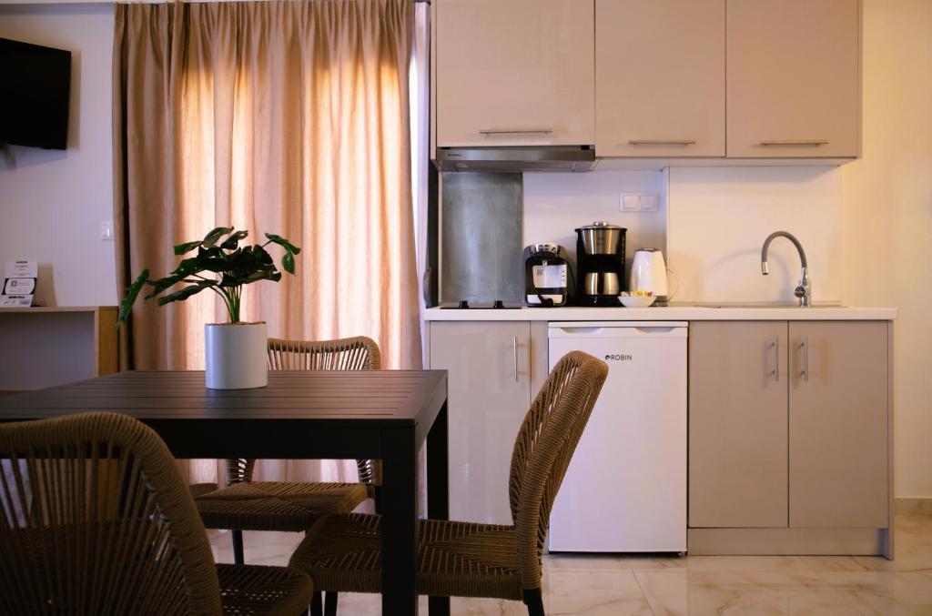Kuchyň nebo kuchyňský kout v ubytování ACTA Luxury Rooms