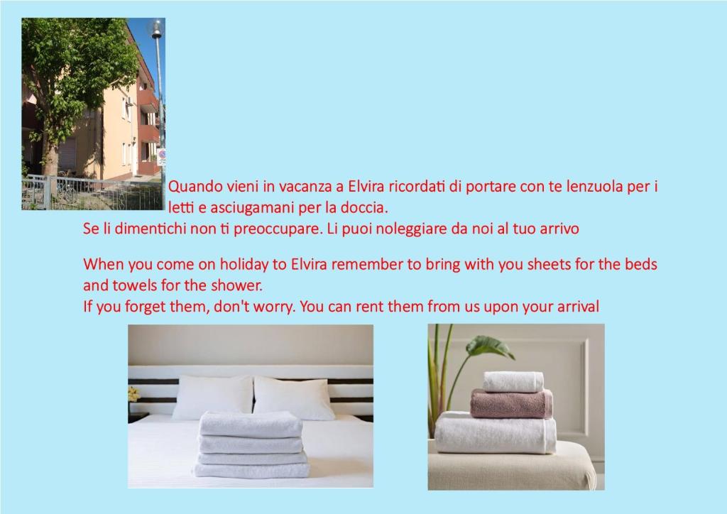 A bed or beds in a room at Palazzina Elvira