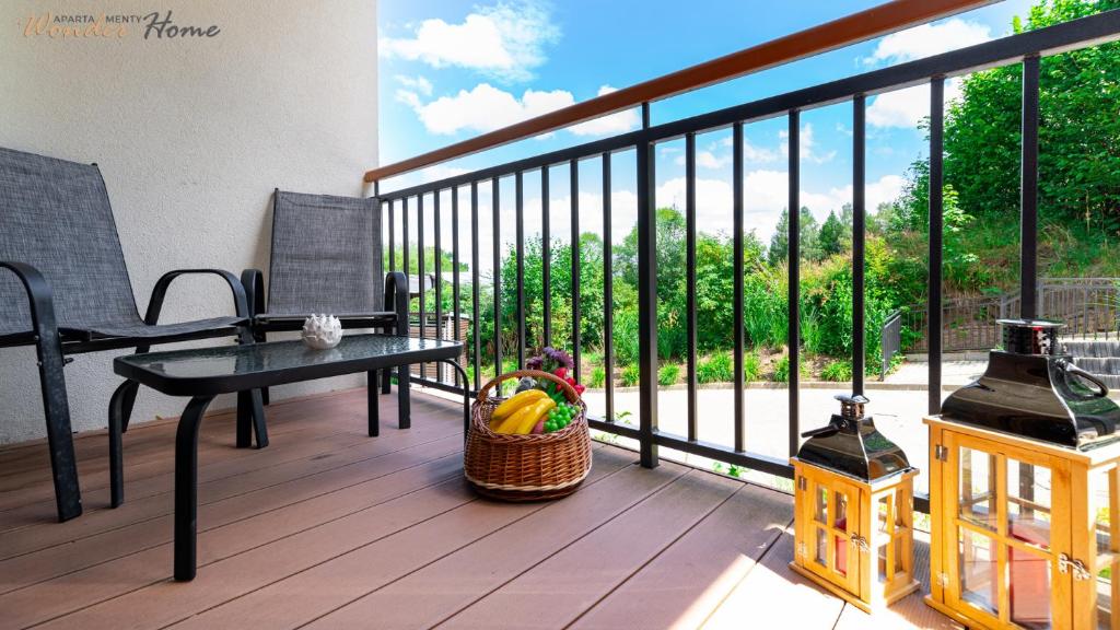 Balkón alebo terasa v ubytovaní Wonder Home - Apartamenty Karpatia Resort tuż przy stoku i blisko szlaków turystycznych