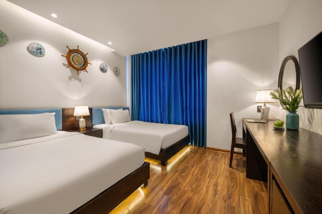Phòng 2 Giường Đơn Nhìn Ra Thành Phố