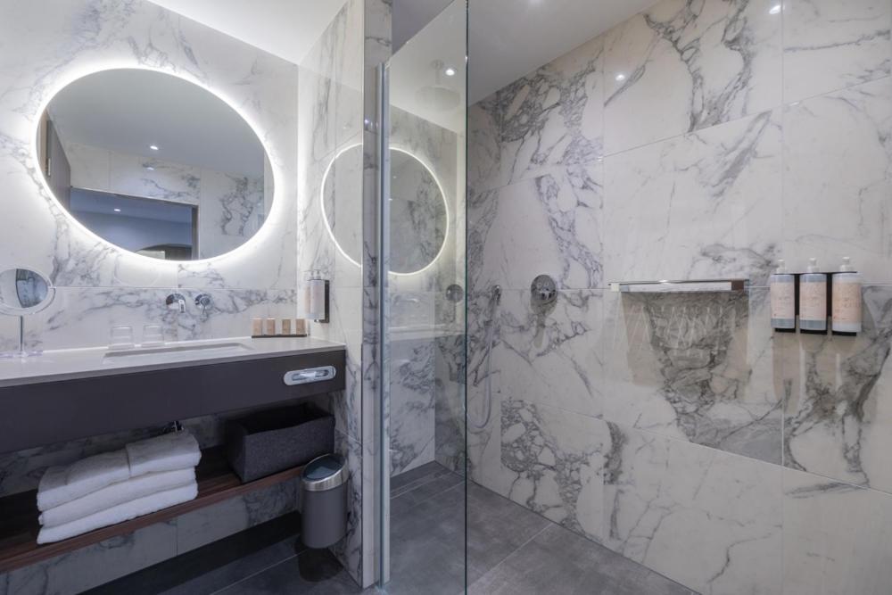 Koupelna v ubytování Van der Valk Hotel Melle - Osnabrück