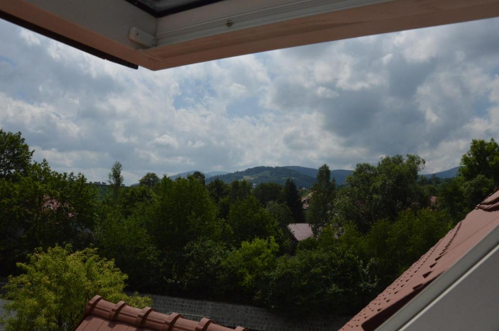 Výhľad na hory alebo výhľad na hory priamo z apartmánu