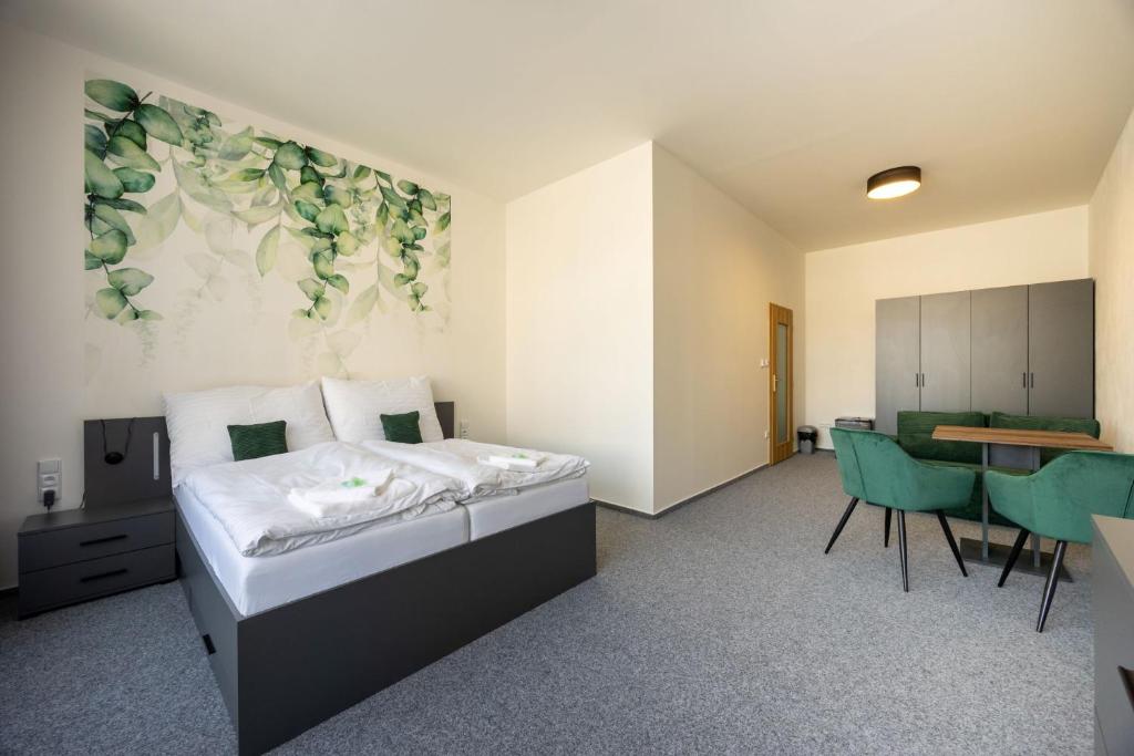 Voodi või voodid majutusasutuse Hotel THT toas
