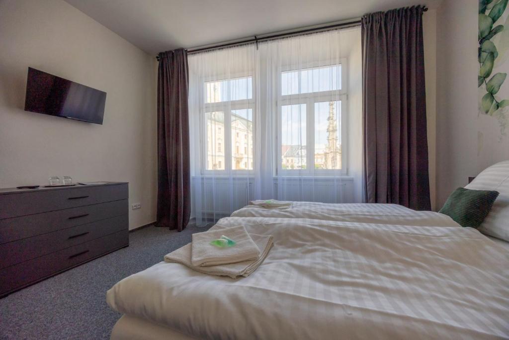 Voodi või voodid majutusasutuse Hotel THT toas