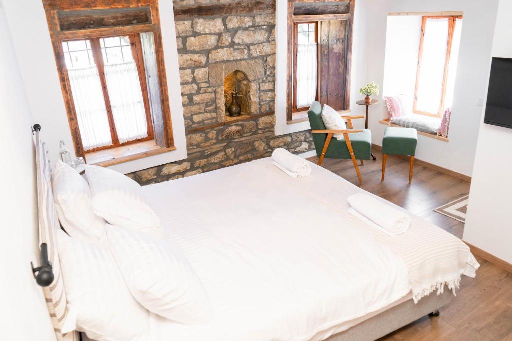 Postel nebo postele na pokoji v ubytování Belaj's House
