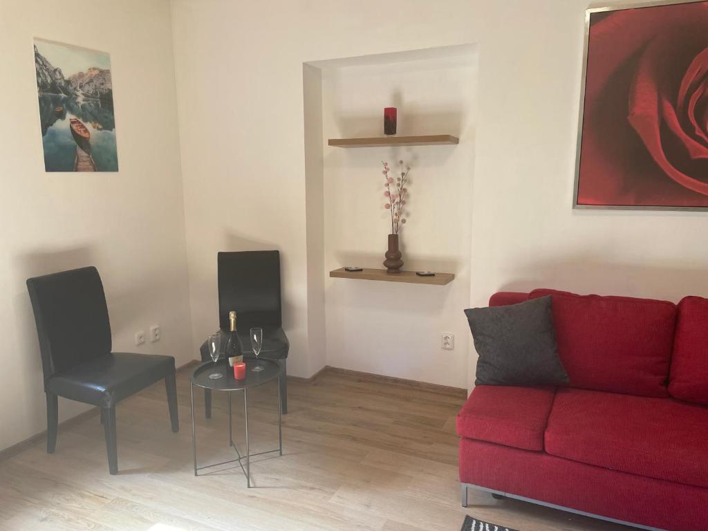 Posezení v ubytování Apartmány Telnice - Medorhof