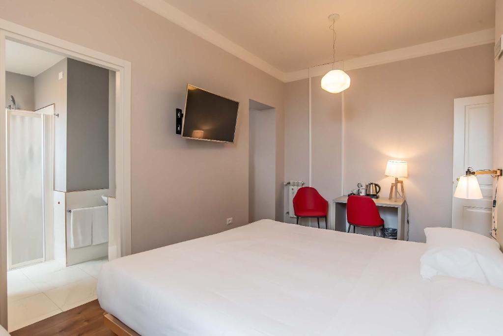 Voodi või voodid majutusasutuse HOTEL DELLE CIVETTE toas