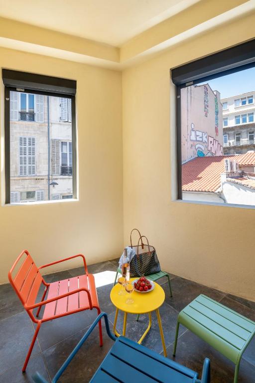 Posezení v ubytování Les Maisons d Anthony Marseille