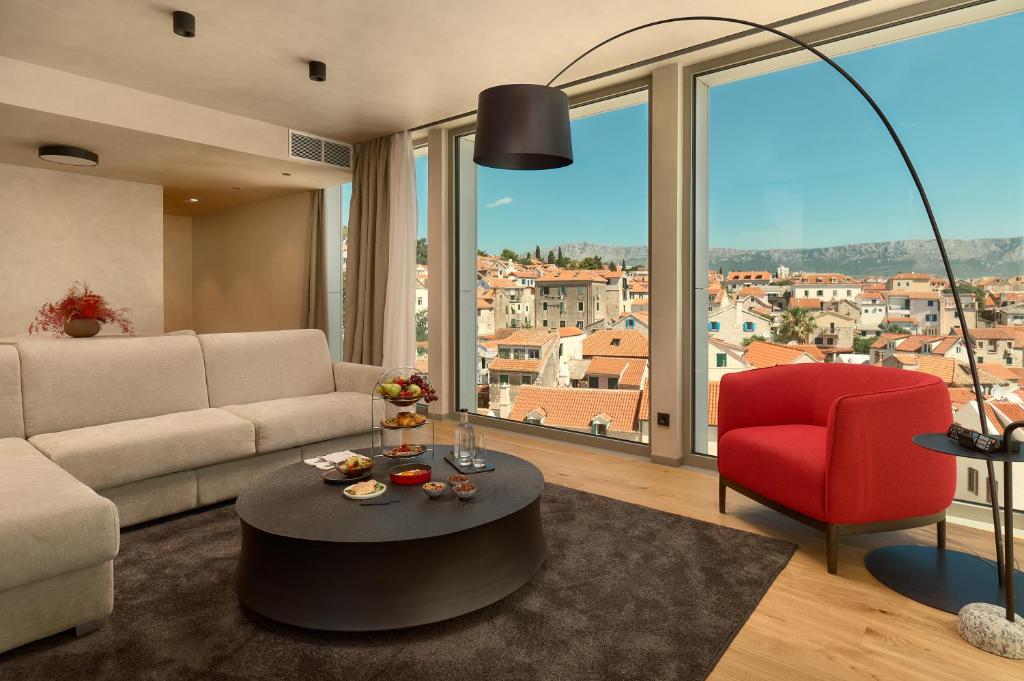 Posezení v ubytování Hotel Ambasador