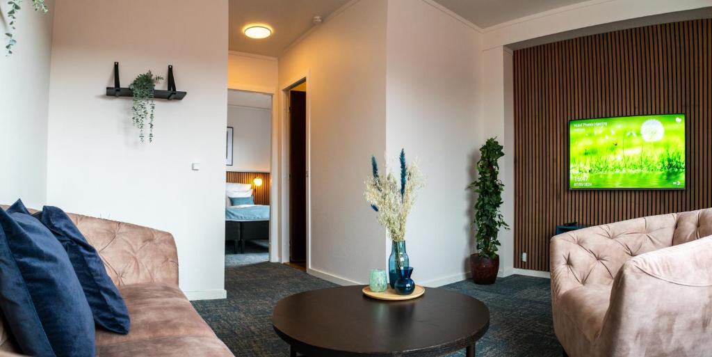Posezení v ubytování Hotel Phønix Hjørring