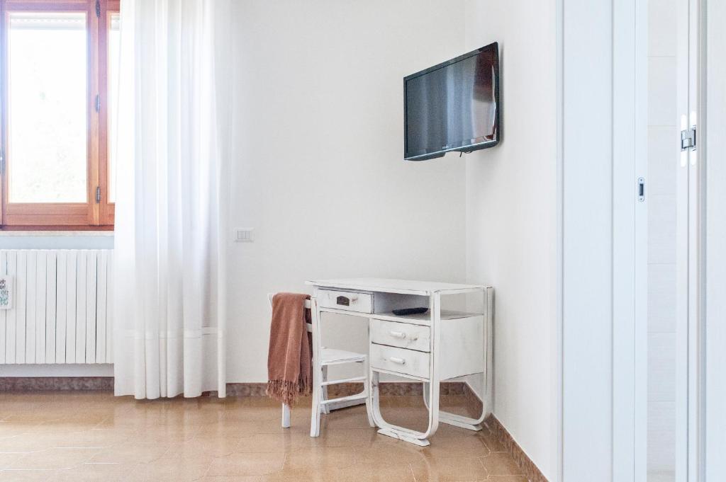 TV a/nebo společenská místnost v ubytování Villa Maroby Rooms & Parking - Lecce Selection