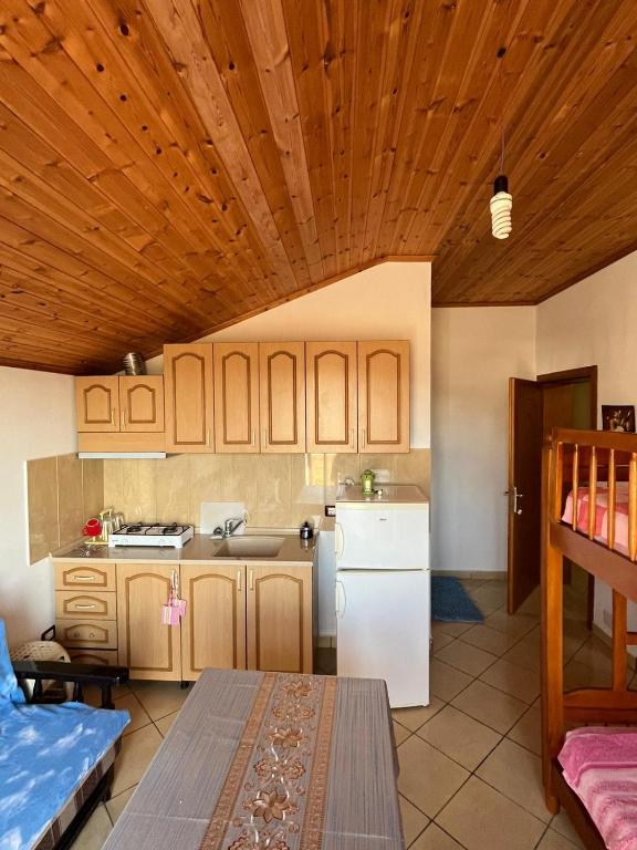 Kuchyň nebo kuchyňský kout v ubytování Residence Domus Aurea