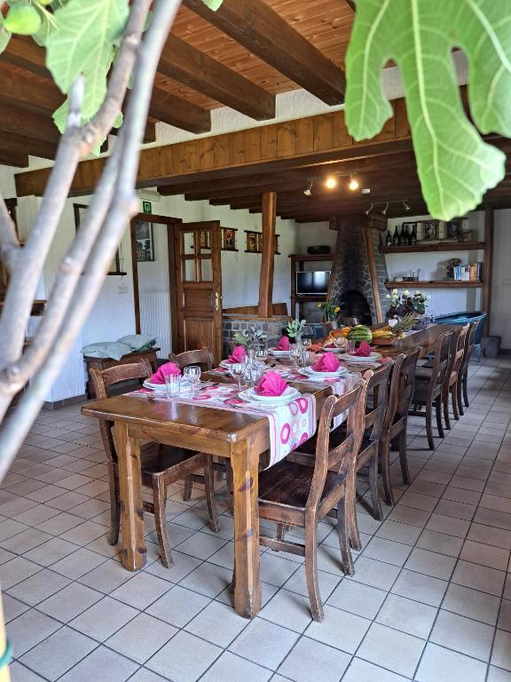 Restaurace v ubytování Gîte Filly 4C - 14 pers.