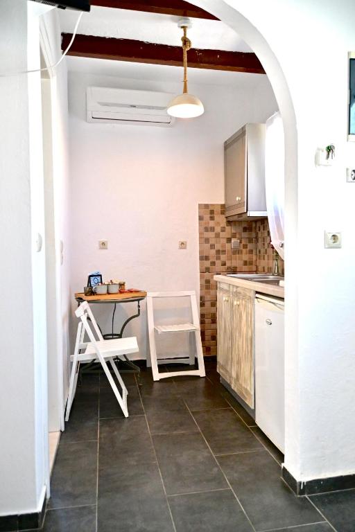 Kuchyň nebo kuchyňský kout v ubytování Anna's Apartments