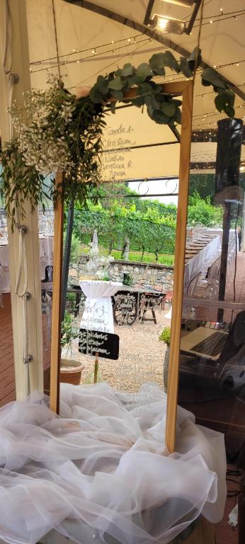 Postel nebo postele na pokoji v ubytování Wine & Art Relais Vallombrosa