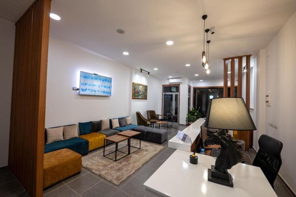 Posezení v ubytování Altobelo Hotel
