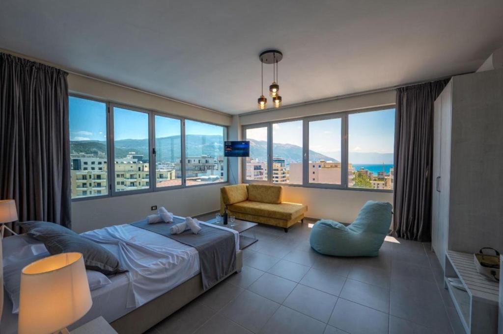 Posezení v ubytování Altobelo Hotel