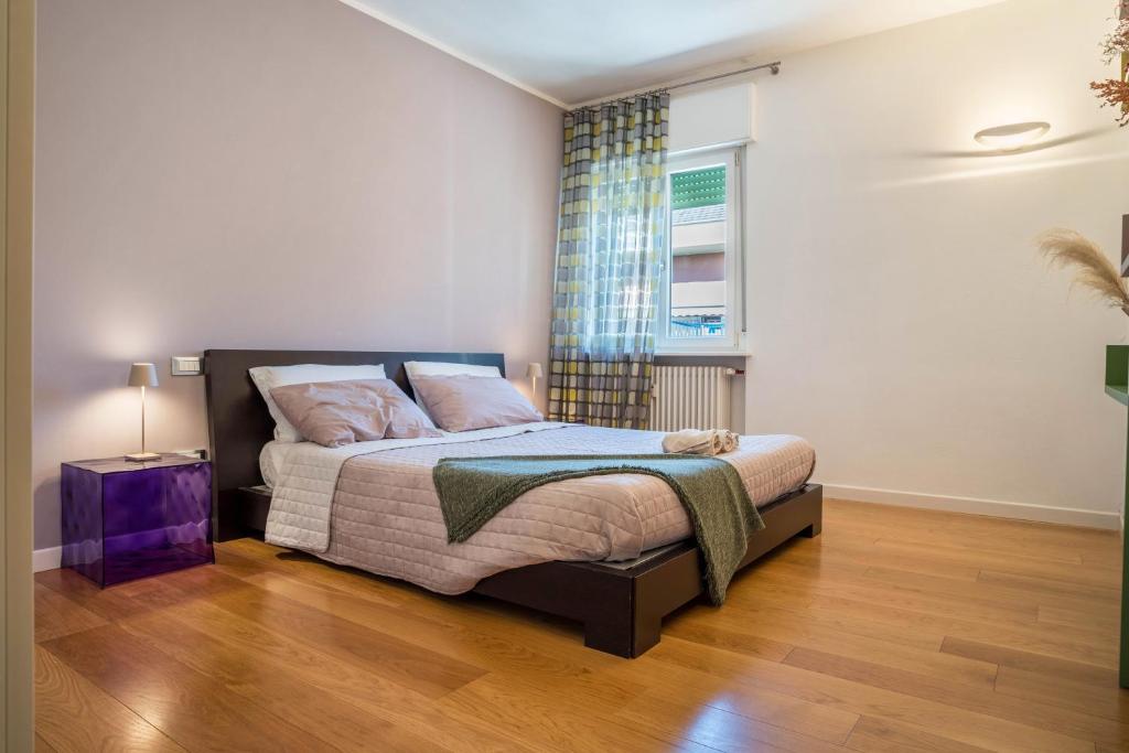 Katil atau katil-katil dalam bilik di Appartamento Muse