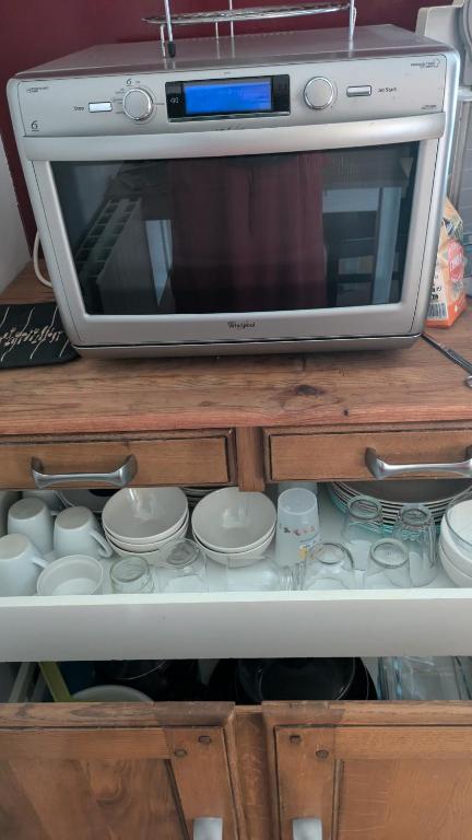 Kuchyň nebo kuchyňský kout v ubytování Gourmandise