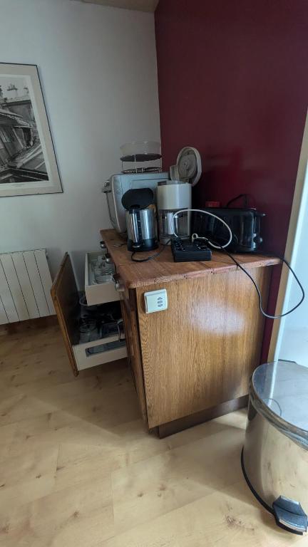 Kuchyň nebo kuchyňský kout v ubytování Gourmandise