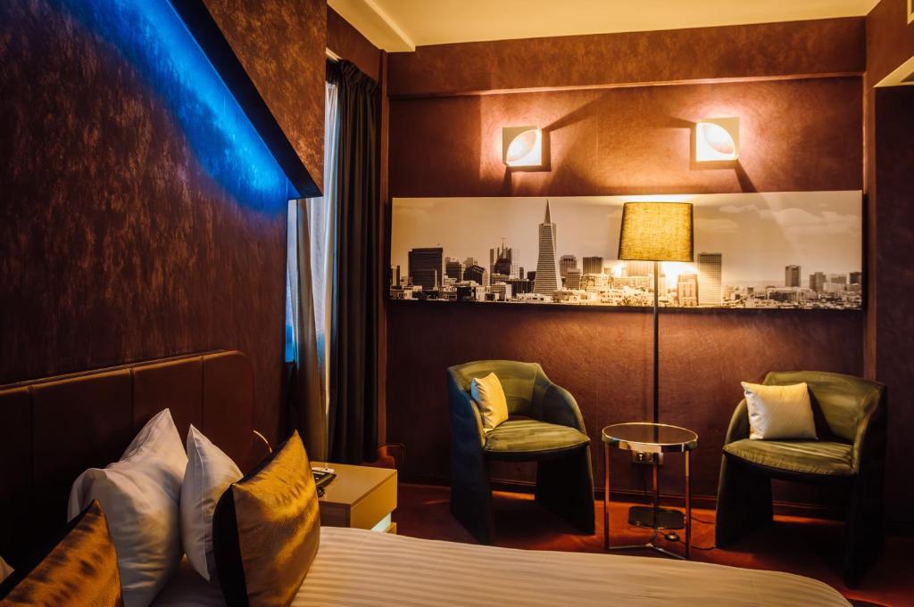 Posezení v ubytování Plaza V Executive Hotel