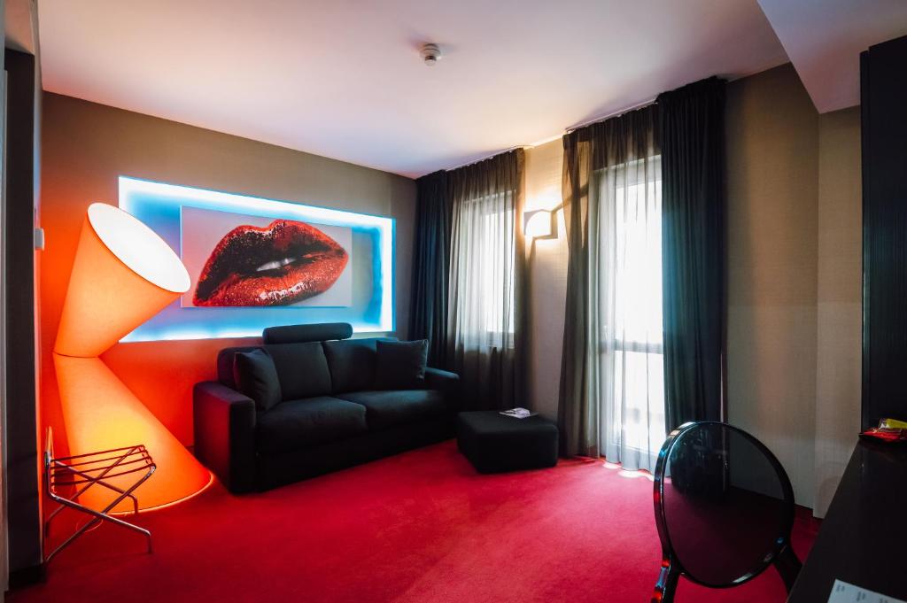 Posezení v ubytování Plaza V Executive Hotel