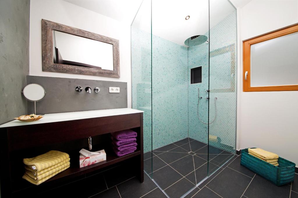 Koupelna v ubytování Naturchalets 7 Sentidos