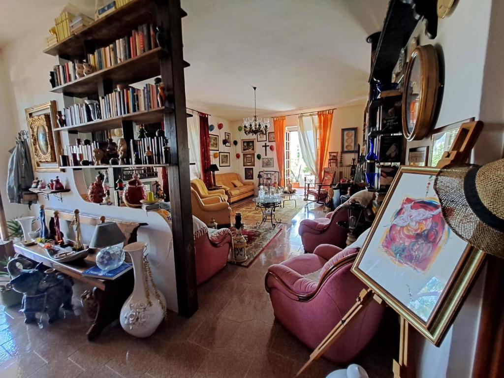Posezení v ubytování Alchimia tra suoni e colori