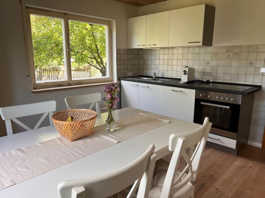Kuchyň nebo kuchyňský kout v ubytování Wunderschöne Wohnung in perfekter Lage