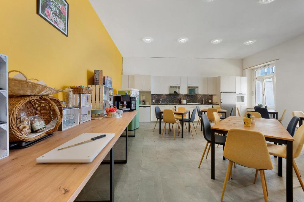 Kuchyň nebo kuchyňský kout v ubytování B&B Bellagio Davos