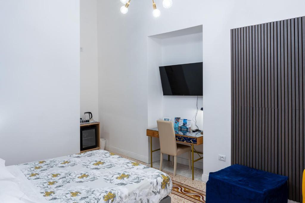A bed or beds in a room at 1811 Residenza Storica