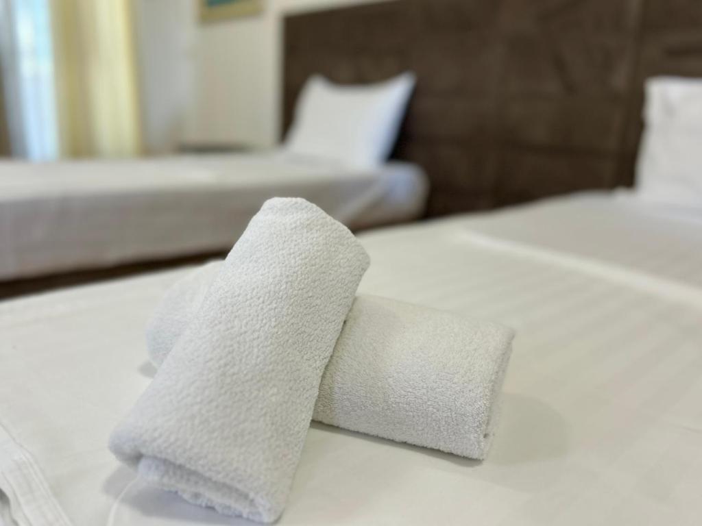 Postel nebo postele na pokoji v ubytování Hotel Bojatours