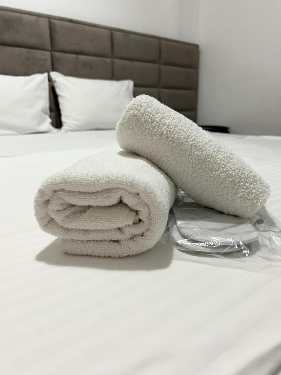 Postel nebo postele na pokoji v ubytování Hotel Bojatours